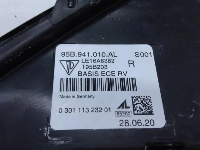 Фара правая для Porsche Macan 95B 2014-2023 на фотографиях