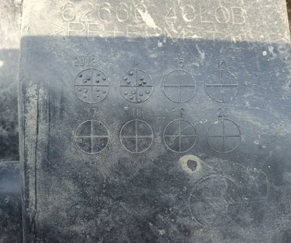 Спойлер переднего бампера для Nissan X-Trail T32 RU 2015-2022 на фотографиях