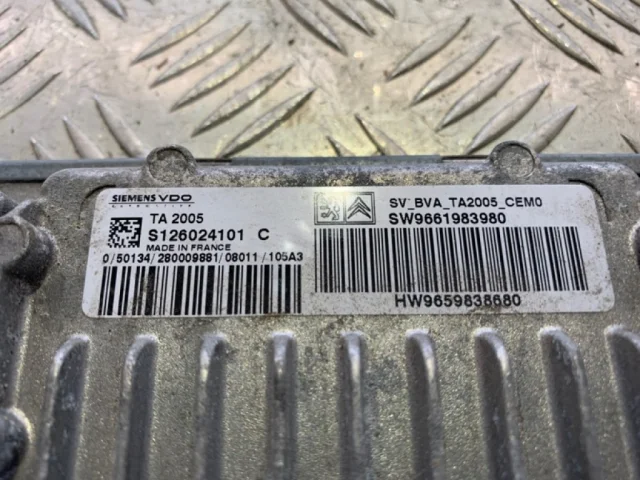 Блок управления АКПП для Citroen C4 Хэтчбек 3dr 2004-2011 на фотографиях