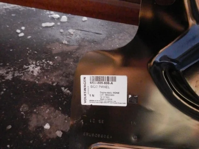 Боковина кузова правая для Volkswagen Polo V (6C) Седан 2015-2020 на фотографиях