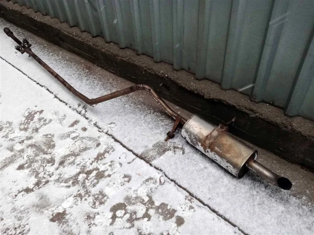 Задняя часть глушителя для Citroen C4 Хэтчбек 2010-2016 на фотографиях