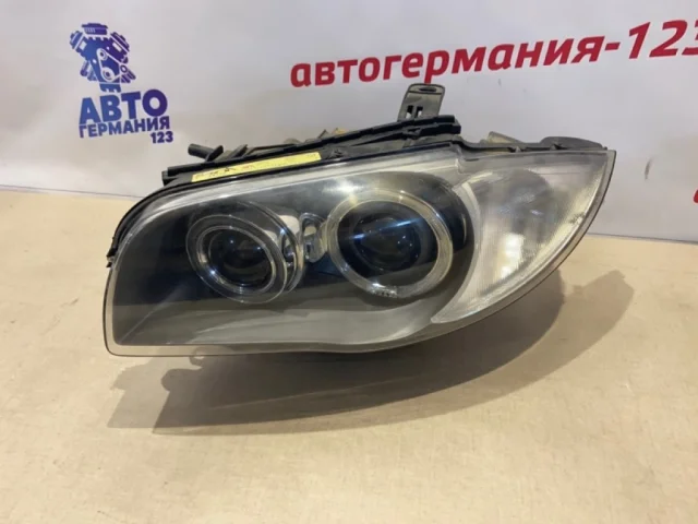 Фара левая для BMW 1er Е81 2007-2012 на фотографиях