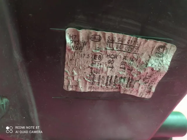 Фара левая для Skoda Fabia 6Y3 1999-2008 на фотографиях