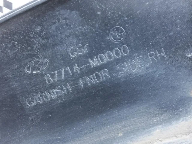 Молдинг крыла передний правый для Hyundai Creta 2 SU2 2021+ на фотографиях