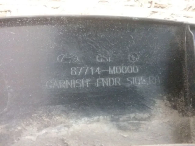 Молдинг крыла передний правый для Hyundai Creta 2 SU2 2021+ на фотографиях