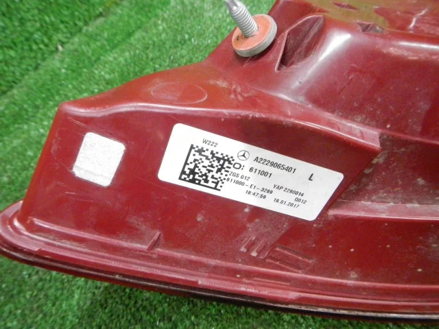 Фонарь левый для Mercedes-Benz S class W222 2013-2017 на фотографиях