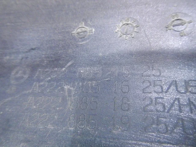 Бампер задний для Mercedes-Benz S class W222 2013-2017 на фотографиях