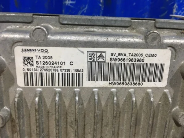 Блок управления АКПП для Citroen C4 Хэтчбек 3dr 2004-2011 на фотографиях