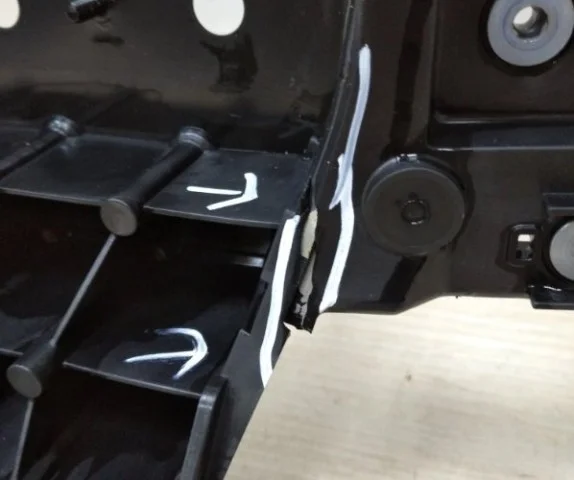 Панель радиатора (телевизор) для Hyundai Tucson NX4 2020+ на фотографиях