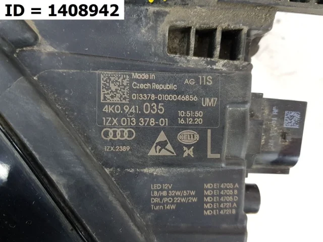 Фара левая для Audi A6 C8 Allroad quattro 2019+ на фотографиях