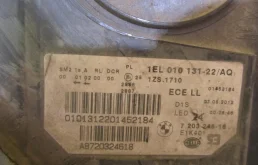 Фара ксенон левая для BMW 5er 2011 года на фотографиях