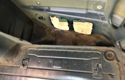 Заднее правое крыло для Skoda Octavia 2009 года на фотографиях