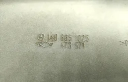 Бампер передний для Mercedes-Benz S class 1996 года на фотографиях