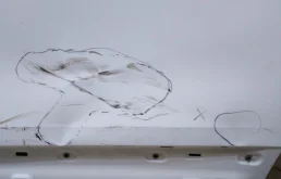 Дверь задняя левая для Volkswagen Touareg 2017 года на фотографиях