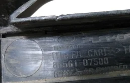 Решетка переднего бампера для Hyundai Tucson 2021 года на фотографиях