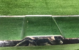 Накладка заднего бампера правая для Mercedes-Benz GLK class 2011 года на фотографиях