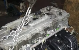 Двигатель без навесного для Toyota Camry 2018 года на фотографиях