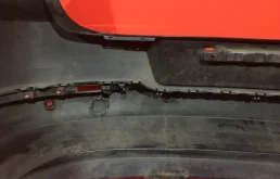 Фартук (спойлер) заднего бампера для Volkswagen Tiguan 2010 года на фотографиях