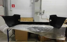 Бампер задний для Toyota Land Cruiser 2013 года на фотографиях