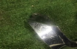 Накладка заднего бампера правая для Mercedes-Benz GLK class 2011 года на фотографиях