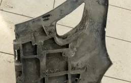 Бампер передний для Porsche Cayenne 2004 года на фотографиях