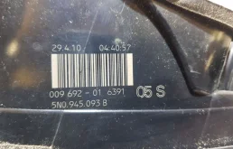 Фонарь левый для Volkswagen Tiguan 2009 года на фотографиях