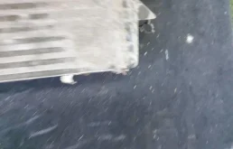 Интеркулер левый для Audi Q8 на фотографиях