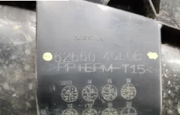 Спойлер переднего бампера для Nissan X-Trail 2018 года на фотографиях