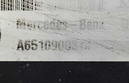 Интеркулер для Mercedes-Benz C class 2017 года на фотографиях