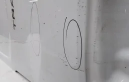 Дверь задняя высокая левая для Ford Transit на фотографиях