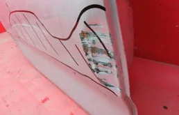 Накладка на дверь задняя правая для Hyundai Solaris 2010 года на фотографиях