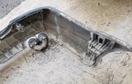 Бампер задний для Mercedes-Benz S class 2010 года на фотографиях