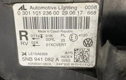 Фара ксенон левая для Volkswagen Tiguan 2016 года на фотографиях