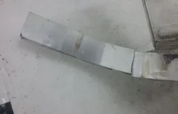 Усилитель переднего бампера для Porsche Panamera на фотографиях