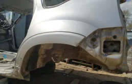 Заднее левое крыло для Renault Duster 2013 года на фотографиях