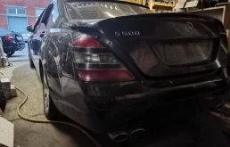 Бампер задний для Mercedes-Benz S class 2010 года на фотографиях