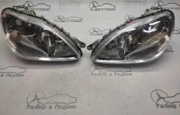 Фара ксенон левая для Mercedes-Benz S class 2000 года на фотографиях