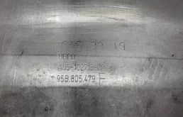 Панель радиатора (телевизор) для Porsche Macan на фотографиях