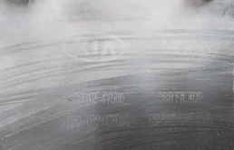 Фартук переднего бампера для Kia Rio 2015 года на фотографиях