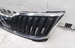 Молдинг решетки радиатора для Skoda Octavia 2018 года на фотографиях