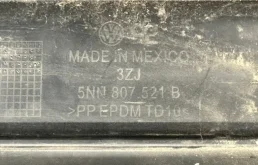 Фартук (спойлер) заднего бампера для Volkswagen Tiguan 2016 года на фотографиях