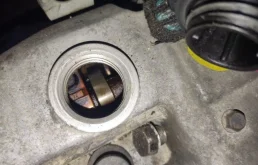 Двигатель без навесного для Mazda Familia 1998 года на фотографиях