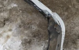 Накладка заднего бампера для Toyota RAV4 2015 года на фотографиях