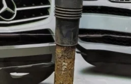 Амортизатор задний левый для Mercedes-Benz M class 2006 года на фотографиях