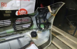 Бампер передний для Porsche Cayenne 2004 года на фотографиях