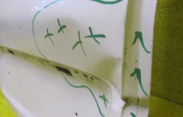 Дверь багажника (створка) левая для Peugeot Partner 2011 года на фотографиях