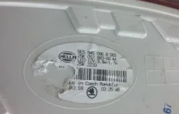 Фонарь внешний правый для Skoda Octavia 2013 года на фотографиях