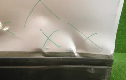 Накладка на дверь передняя левая для Volkswagen Tiguan 2018 года на фотографиях