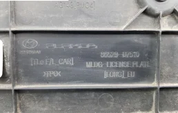 Накладка под номер для Hyundai Tucson 2021 года на фотографиях