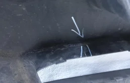 Усилитель переднего бампера для Toyota Land Cruiser 2013 года на фотографиях